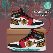 NHL Chicago Blackhawks Air Jordan 1 Sneaker - soulcals.com