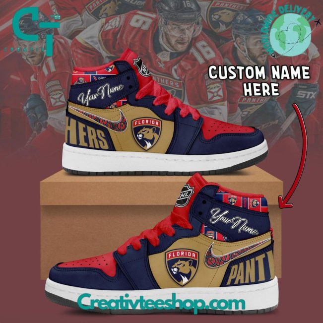 NHL Florida Panthers Air Jordan 1 Sneaker - soulcals.com