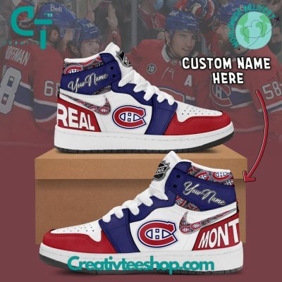 NHL Montreal Canadiens Air Jordan 1 Sneaker - soulcals.com