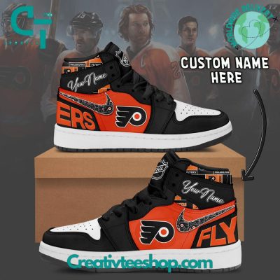 NHL Philadelphia Flyers Air Jordan 1 Sneaker - soulcals.com