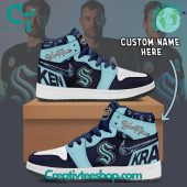 NHL Seattle Kraken Air Jordan 1 Sneaker - soulcals.com