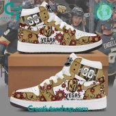 NHL Vegas Golden Knights Personalized Flower Air Jordan 1 - soulcals.com