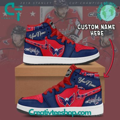 NHL Washington Capitals Air Jordan 1 Sneaker - soulcals.com