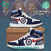 NHL Winnipeg Jets Air Jordan 1 Sneaker - soulcals.com