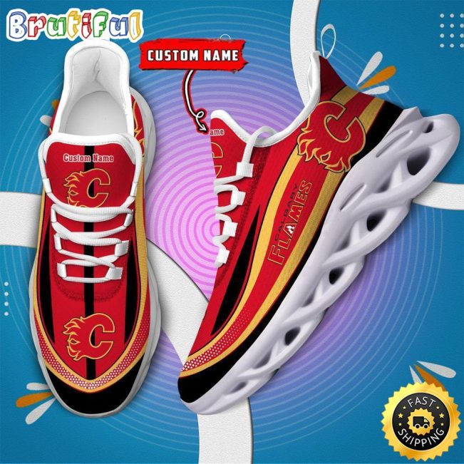 NHL Calgary Flames Clunky Max Soul Shoes