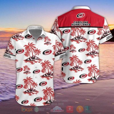 Nhl Carolina Hurricanes Palm Tree Hawaiian Shirt, Shorts - Hot Sale 2025