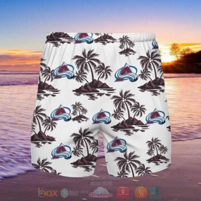 Nhl Colorado Avalanche Palm Tree Hawaiian Shirt, Shorts - Hot Sale 2025