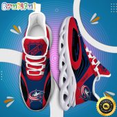 NHL Columbus Blue Jackets Personalized Max Soul Shoes