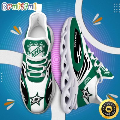 NHL Dallas Stars Personalized Max Soul Shoes