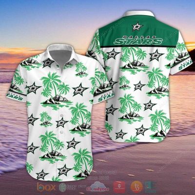 Nhl Dallas Stars Palm Tree Hawaiian Shirt, Shorts - Hot Sale 2025