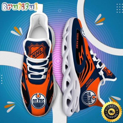 NHL Edmonton Oilers Personalized Max Soul Shoes