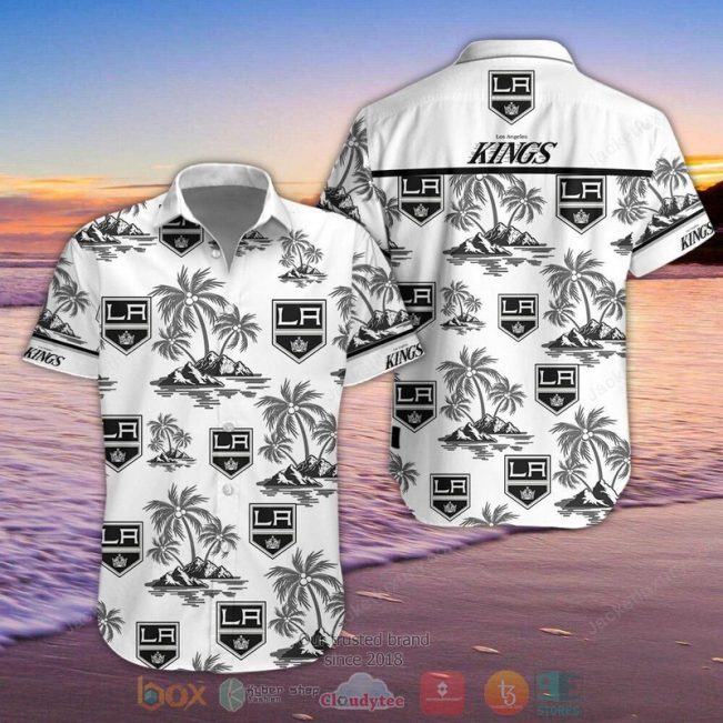 Nhl Los Angeles Kings Palm Tree Hawaiian Shirt, Shorts - Hot Sale 2025