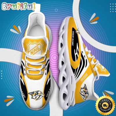 NHL Nashville Predators Personalized Max Soul Shoes