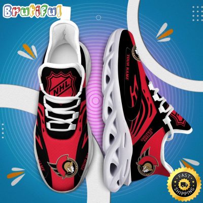 NHL Ottawa Senators Personalized Max Soul Shoes
