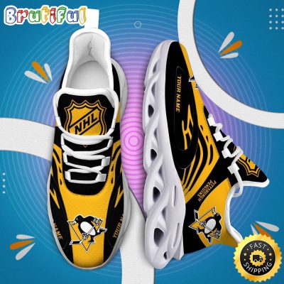 NHL Pittsburgh Penguins Personalized Max Soul Shoes