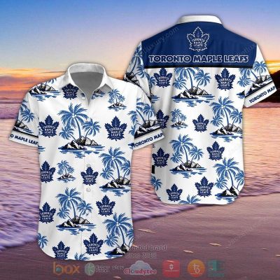 Nhl Toronto Maple Leafs Palm Tree Hawaiian Shirt, Shorts - Hot Sale 2025
