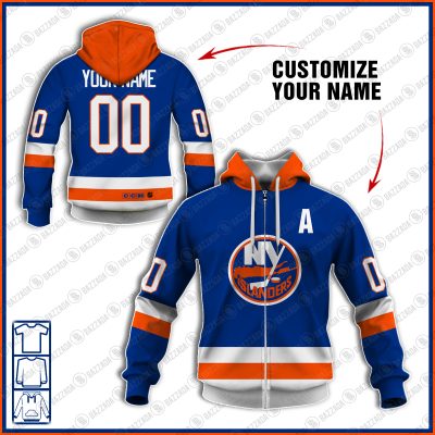 Personalize name and number hoodie 1989-90 Pat LaFontaine New York Islanders Game Worn Jersey ,Career Best 54 Goal Season ,All Star Season , The Terrence Murphy Collection , Joe Murphy Letter