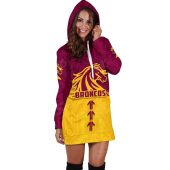 Nrl Brisbane Broncos Aboriginal Women Hoodie Dress 2.jpg - demo10