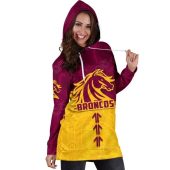 Nrl Brisbane Broncos Aboriginal Women Hoodie Dress 3.jpg - demo10