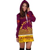 Nrl Brisbane Broncos Anzac Day Simple Style Women Hoodie Dress 2.jpg - demo10
