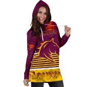 Nrl Brisbane Broncos Anzac Day Simple Style Women Hoodie Dress 3.jpg - demo10