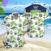 NRL Canberra Raiders Coconut Tree Island Hawaiian Shirt