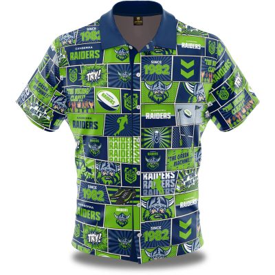 NRL Canberra Raiders Fanatics Hawaiian Shirt