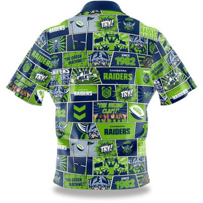 NRL Canberra Raiders Fanatics Hawaiian Shirt