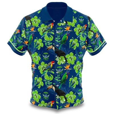 NRL Canberra Raiders Floral Hawaiian Shirt