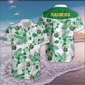 NRL Canberra Raiders Hibiscus Flowers Hawaiian Shirt