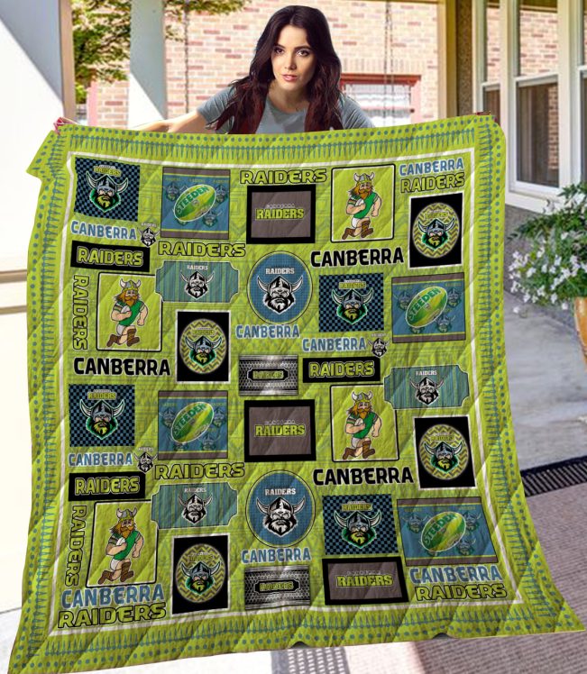NRL Canberra Raiders Quilt Blanket V1