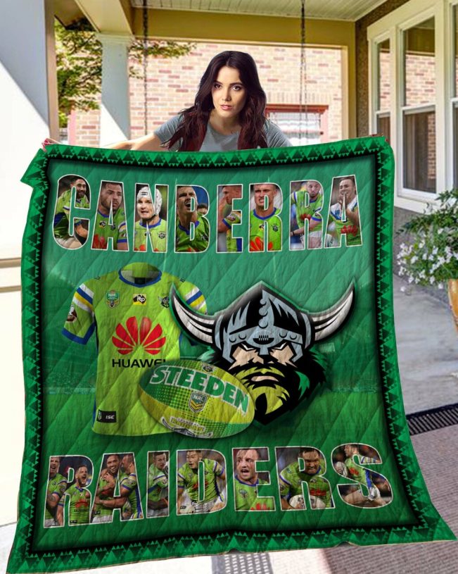NRL Canberra Raiders Quilt Blanket V2