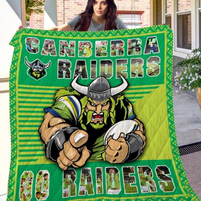 NRL Canberra Raiders Quilt Blanket V3