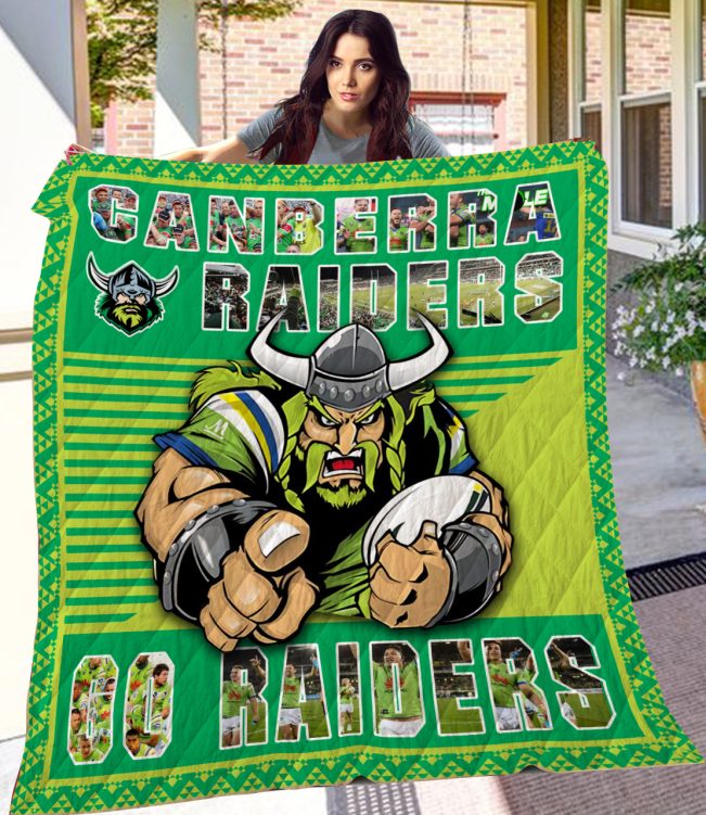 NRL Canberra Raiders Quilt Blanket V3