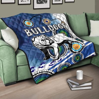 NRL Canterbury-Bankstown Bulldogs Indigenous Quilt Blanket