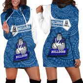 NRL Canterbury-Bankstown Bulldogs Indigenous Simple Style Women Hoodie Dress