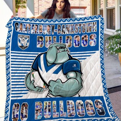 NRL Canterbury-Bankstown Bulldogs Quilt Blanket V1