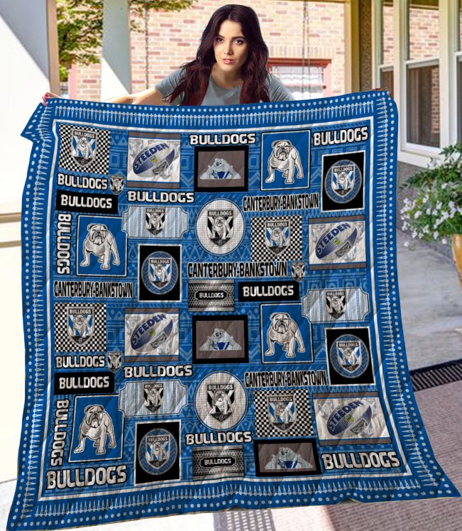 NRL Canterbury-Bankstown Bulldogs Quilt Blanket V2