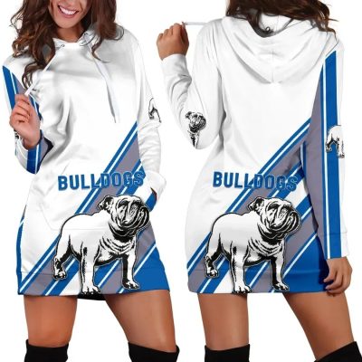NRL Canterbury-Bankstown Bulldogs Simple Style Women Hoodie Dress