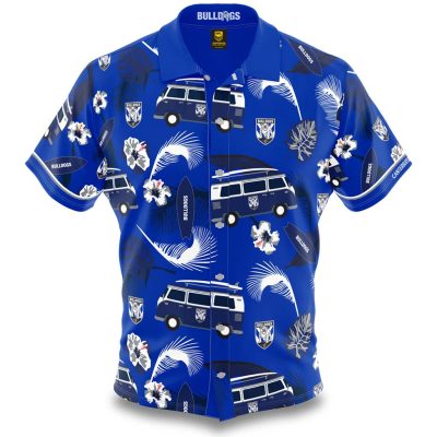 NRL Canterbury-Bankstown Bulldogs Surfboard Hawaiian Shirt