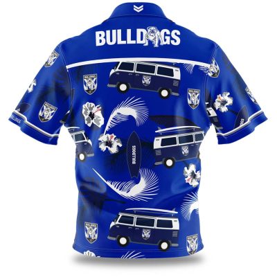 NRL Canterbury-Bankstown Bulldogs Surfboard Hawaiian Shirt