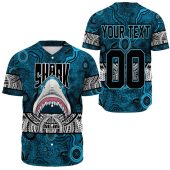 Nrl Cronulla Sutherland Sharks Aboriginal Tattoo Custom Name Number Baseball Jersey 0308.jpeg - demo10