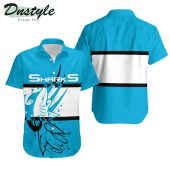 NRL Cronulla-Sutherland Sharks Blue White Hawaiian Shirt