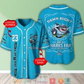 NRL Cronulla-Sutherland Sharks Fan Now And Forever Custom Name Number Baseball Jersey