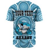 Nrl Cronulla Sutherland Sharks Indigenous Custom Text Baseball Jersey 0221.jpeg - demo10