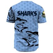 Nrl Cronulla Sutherland Sharks Polynesian Tattoo Style Baseball Jersey 0330.jpeg - demo10