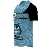 Nrl Cronulla Sutherland Sharks Simple Indigenous Baseball Jersey 0303.jpeg - demo10