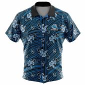 NRL Cronulla-Sutherland Sharks Tribal Hawaiian Shirt