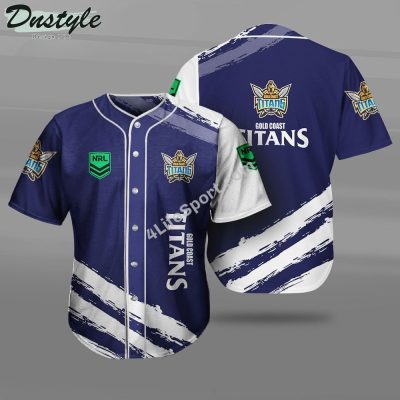 NRL Gold Coast Titans Baseball Jersey V2 NRL Gold Coast Titans Baseball Jersey V2