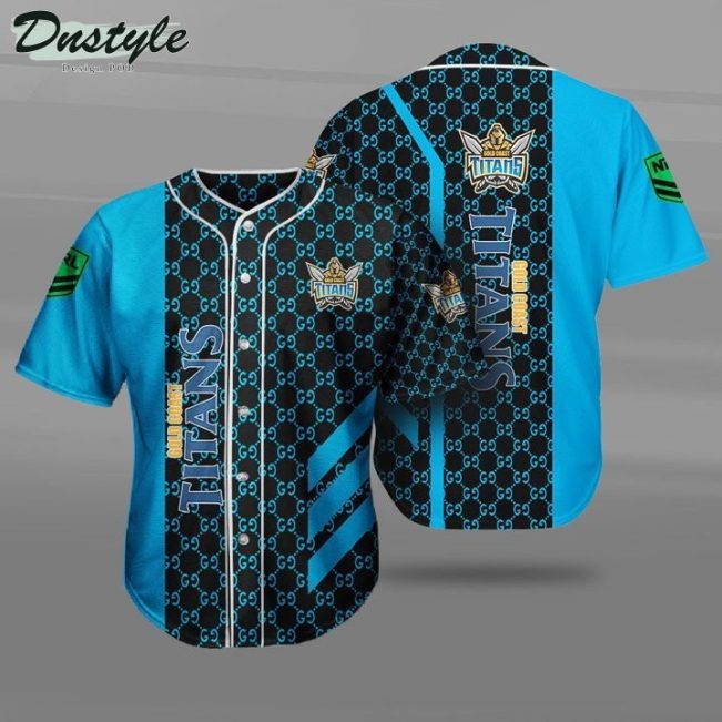 NRL Gold Coast Titans GC Style Baseball Jersey
